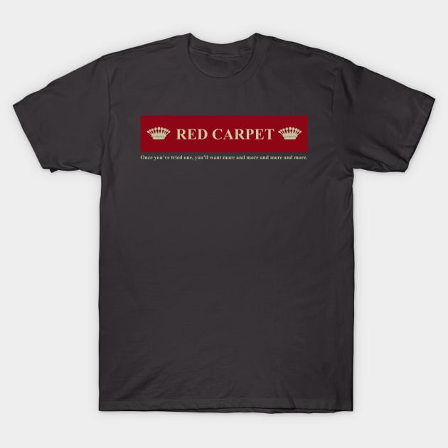 Red Carpet Cigarettes T-Shirt by Meta Cortex